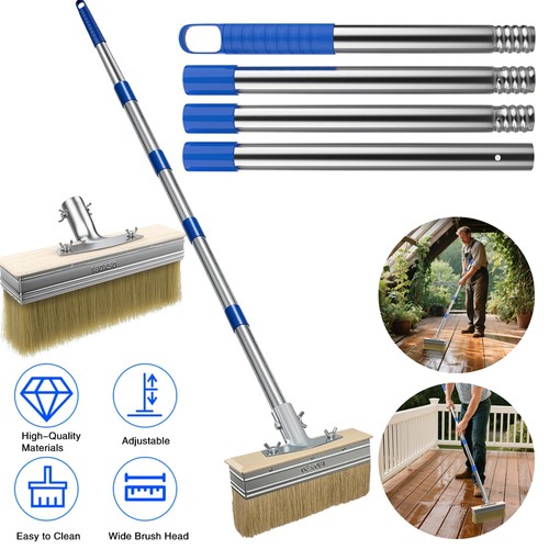 Large paint brush decking - brush,