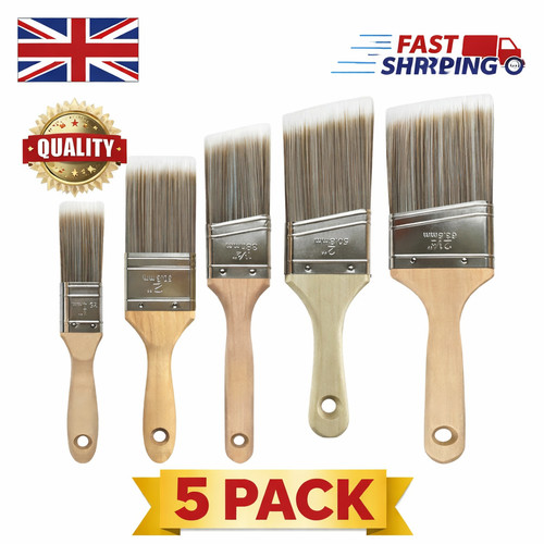 5pcs paint brush set - set, long