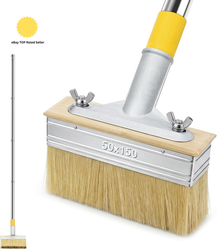 Decking paint brush - paint, with