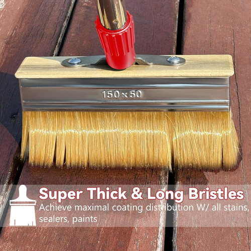 Long handle decking paint - long,