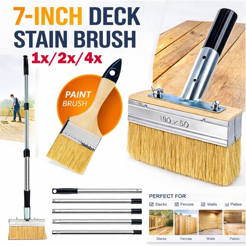 Decking paint brush long - decking,