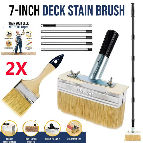 Decking paint brush deck - 2x,